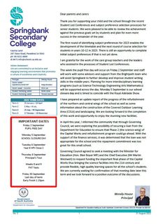 2022 Newsletters Springbank Secondary College